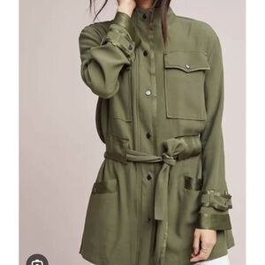 34N 118W Adventure Anorak Jacket Womens Small Green Utility Gorpcore Military